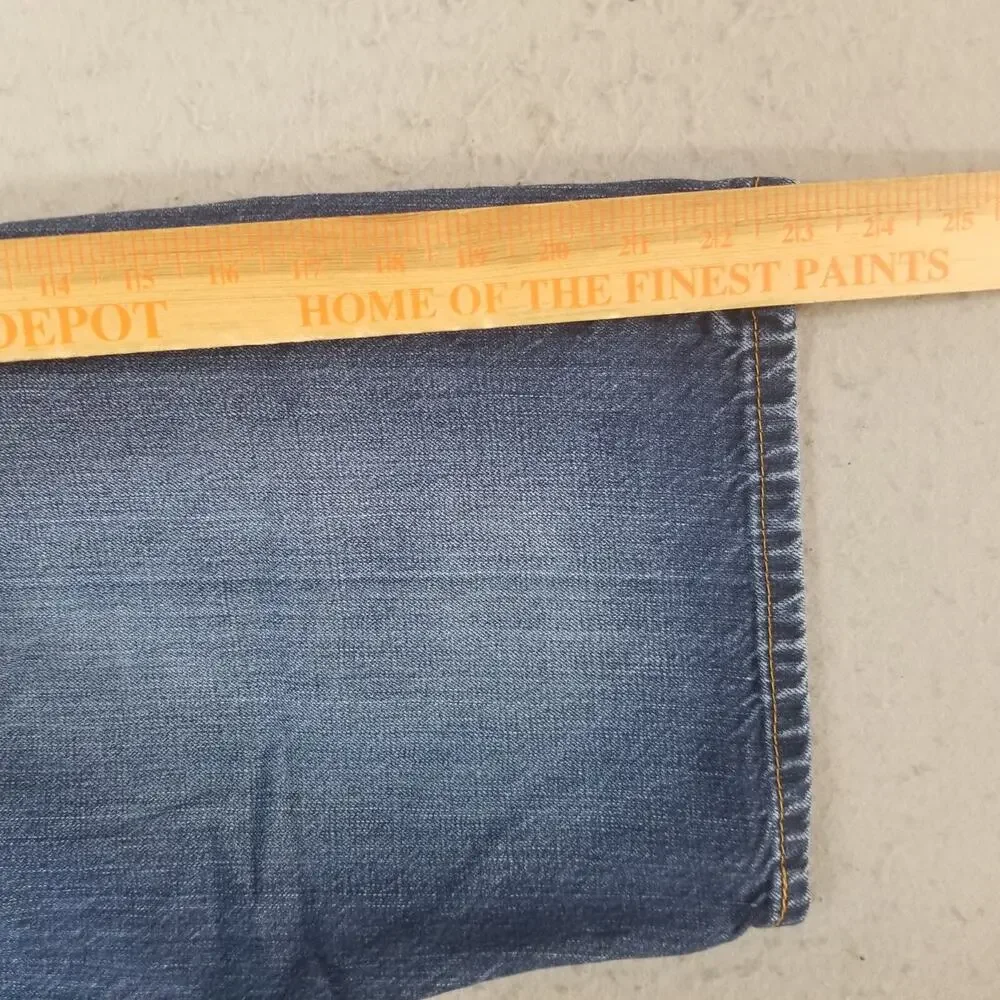 Levi's 569 shorts‎ men's 32x11 relaxed fit blue denim outdoor retro